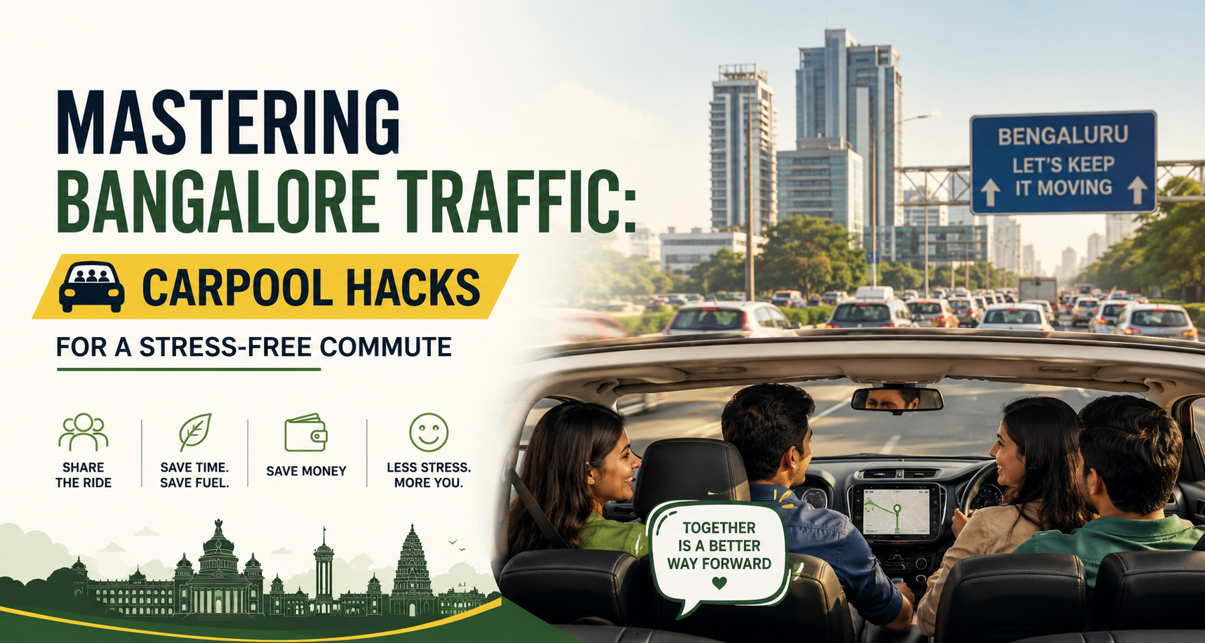 Mastering Bangalore Traffic: Carpool Hacks for a Stress-Free Commute